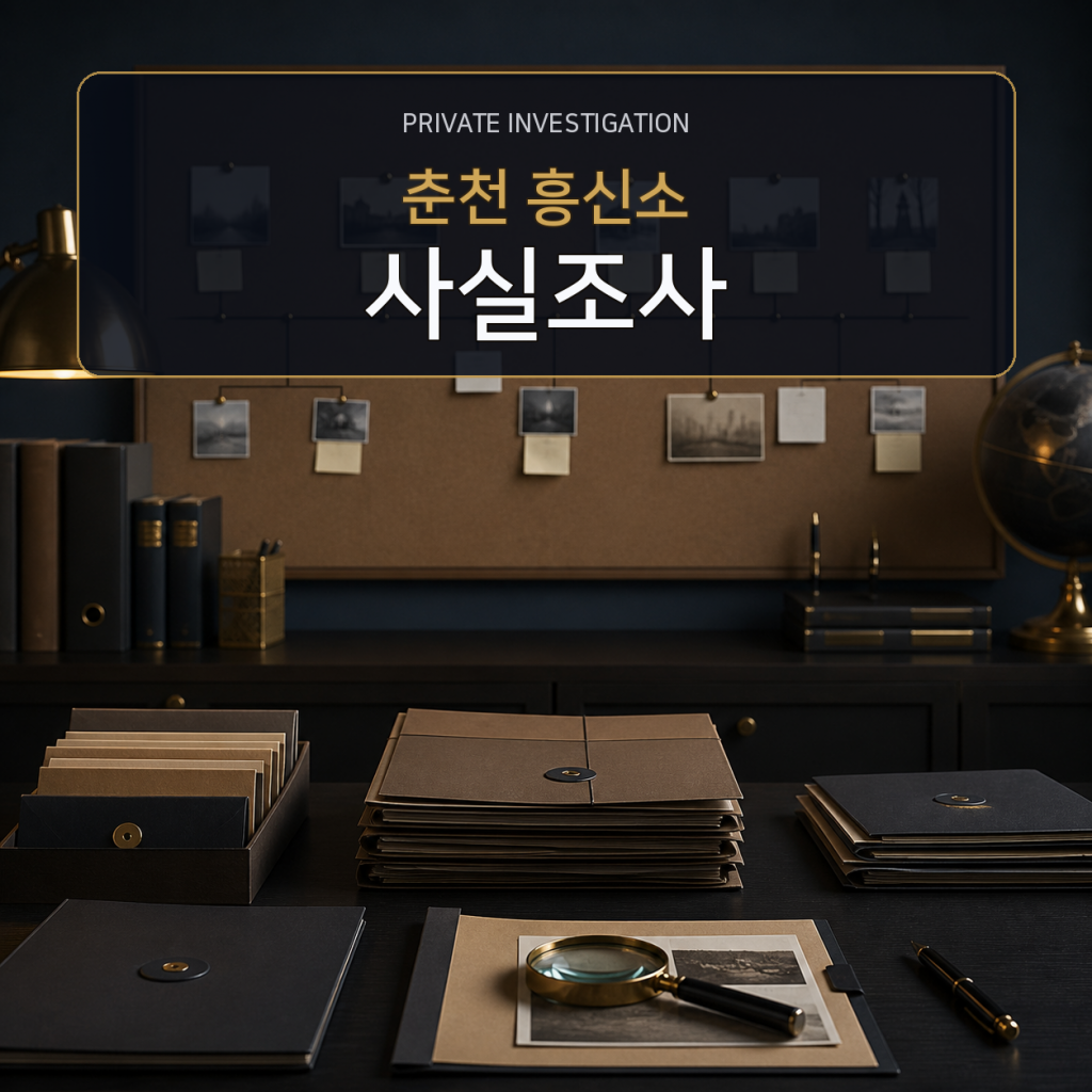 춘천 사실관계 조사 전문 흥신소
