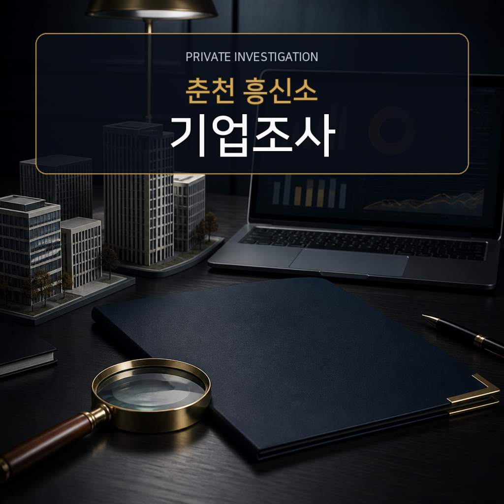 춘천 기업·거래처 조사 전문 흥신소